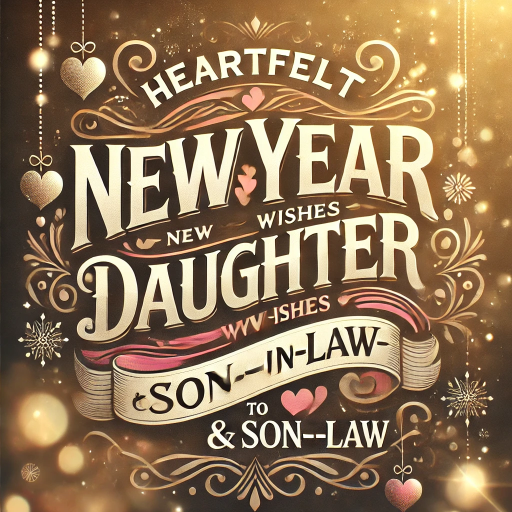 New Year Wishes To Daughter and Son-in-law