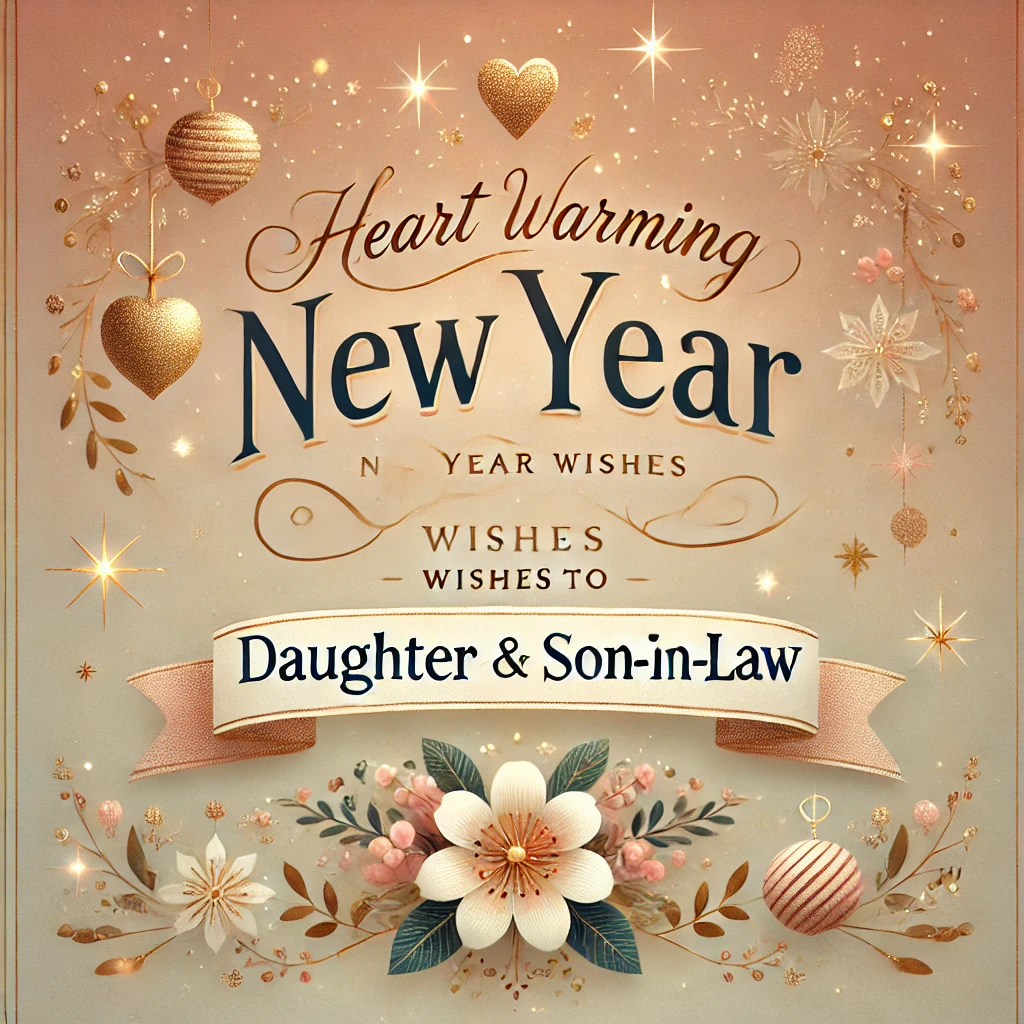 New Year Messages For Daughter and son-in-law