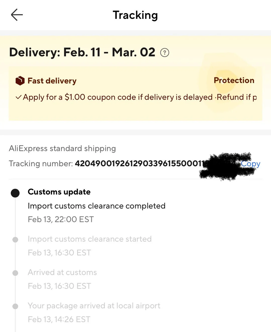 Import Customs Clearance Completed Meaning On AliExpress